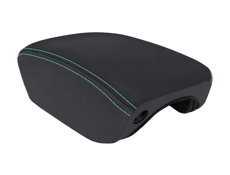 Jeep Gladiator JT Center Console Cover - PRP Seats - Black/Teal - `20-`27